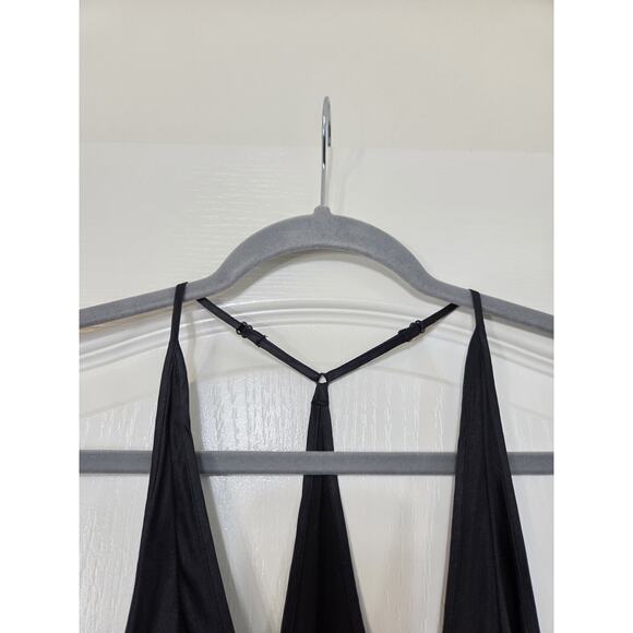 Victoria's Secret 100% Silk Black Sheer Sexy Lingerie Maxi Slip, Women's Small - Picture 3 of 12